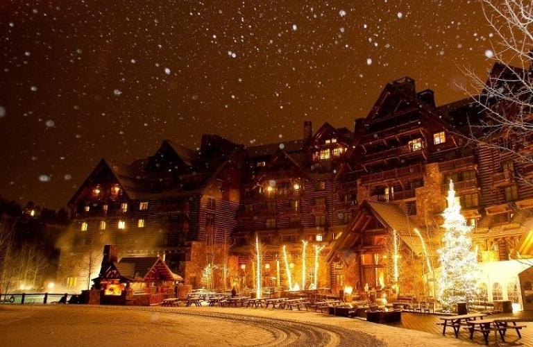 Ritz-Carlton Bachelor Gulch Warm White LED Christmas Lights